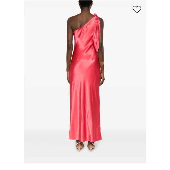 Cult Gaia Kamila One Shoulder Pink Silk Dress - Picture 2 of 2